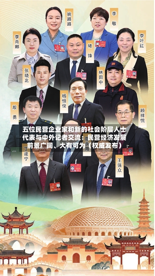 五位民营企业家和新的社会阶层人士代表与中外记者交流：民营经济发展前景广阔	、大有可为（权威发布）-第2张图片