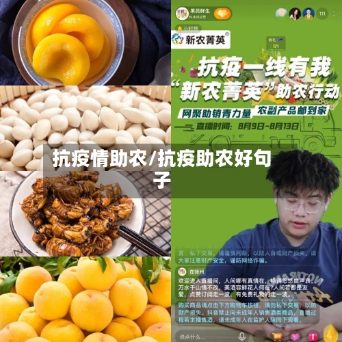 抗疫情助农/抗疫助农好句子-第2张图片