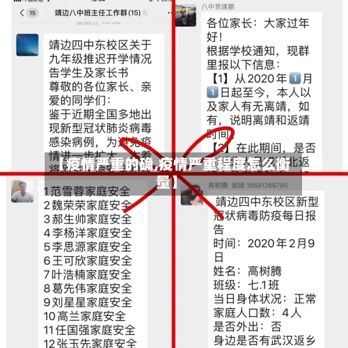 【疫情严重的确,疫情严重程度怎么衡量】