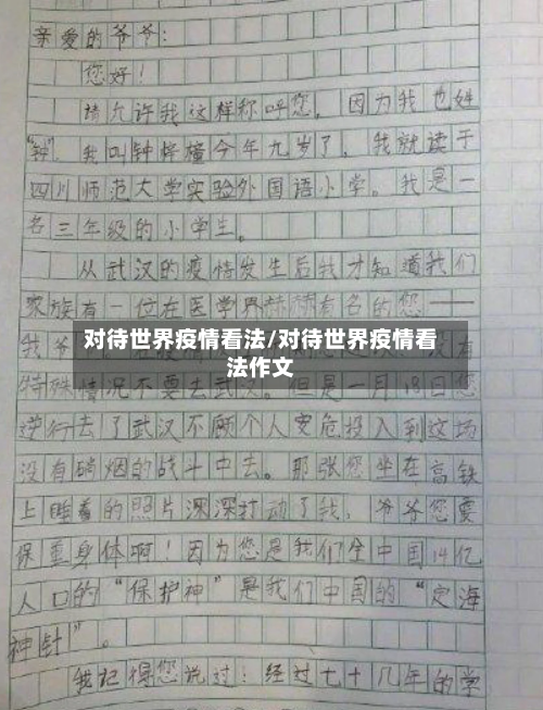 对待世界疫情看法/对待世界疫情看法作文