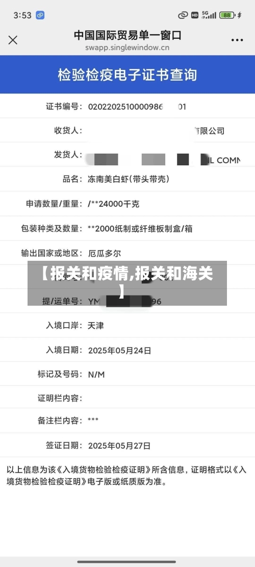 【报关和疫情,报关和海关】-第2张图片