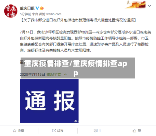 重庆疫情排查/重庆疫情排查app-第2张图片