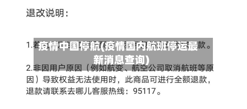 疫情中国停航(疫情国内航班停运最新消息查询)-第3张图片