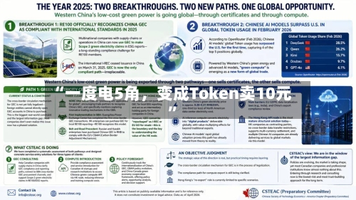 “一度电5角，变成Token卖10元”