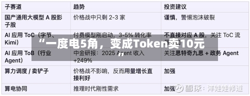 “一度电5角，变成Token卖10元”-第3张图片