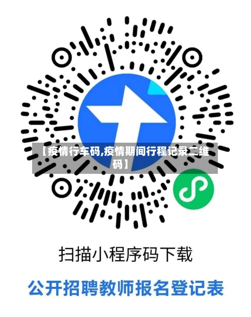 【疫情行车码,疫情期间行程记录二维码】