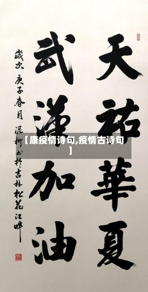 【康疫情诗句,疫情古诗句】