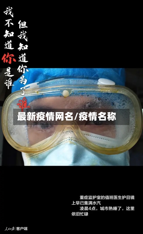 最新疫情网名/疫情名称-第2张图片