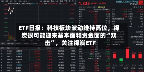 ETF日报：科技板块波动维持高位，煤炭很可能迎来基本面和资金面的“双击	”，关注煤炭ETF-第2张图片