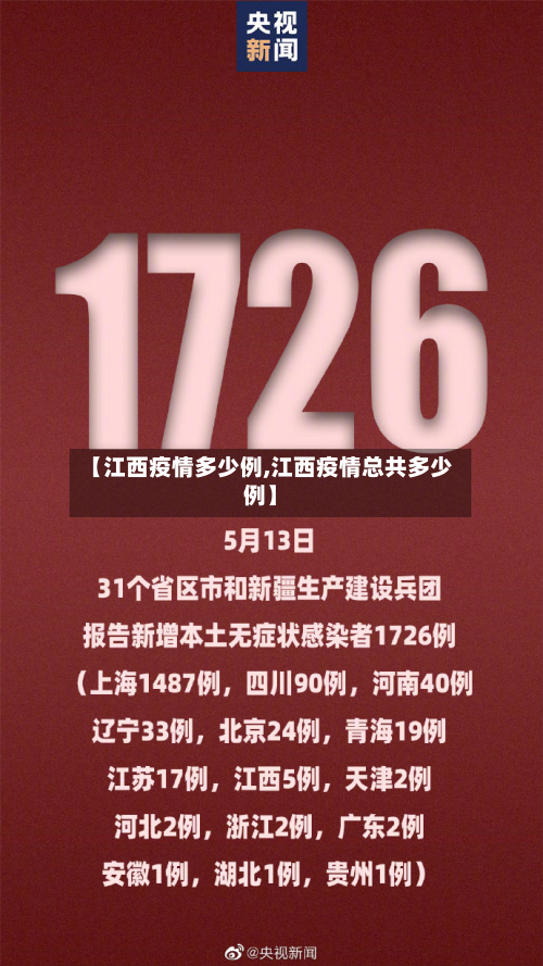【江西疫情多少例,江西疫情总共多少例】