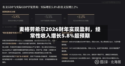麦格劳希尔2026财年实现盈利，经常性收入增长5.8%超预期-第2张图片
