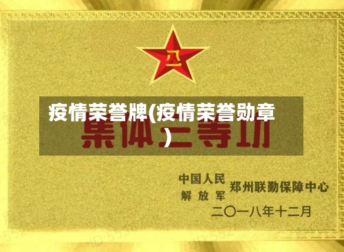 疫情荣誉牌(疫情荣誉勋章)
