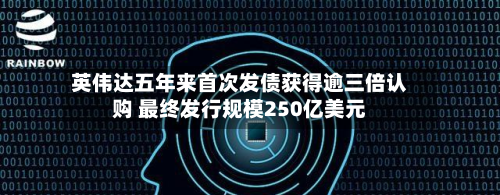 英伟达五年来首次发债获得逾三倍认购 最终发行规模250亿美元
