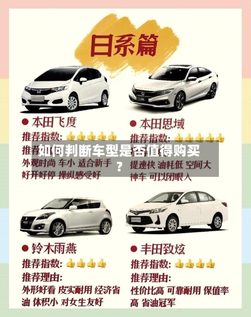 如何判断车型是否值得购买？