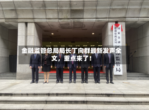 金融监管总局局长丁向群最新发声全文，重点来了！-第2张图片