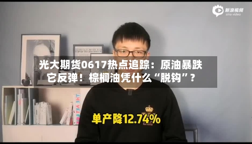 光大期货0617热点追踪：原油暴跌它反弹！棕榈油凭什么“脱钩”？