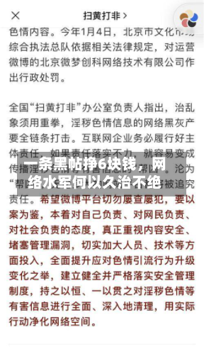 一条黑帖挣6块钱，网络水军何以久治不绝-第3张图片