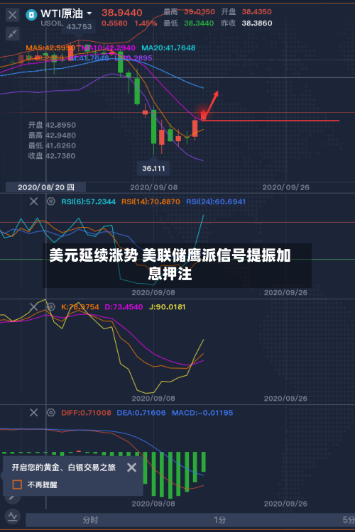 美元延续涨势 美联储鹰派信号提振加息押注-第2张图片