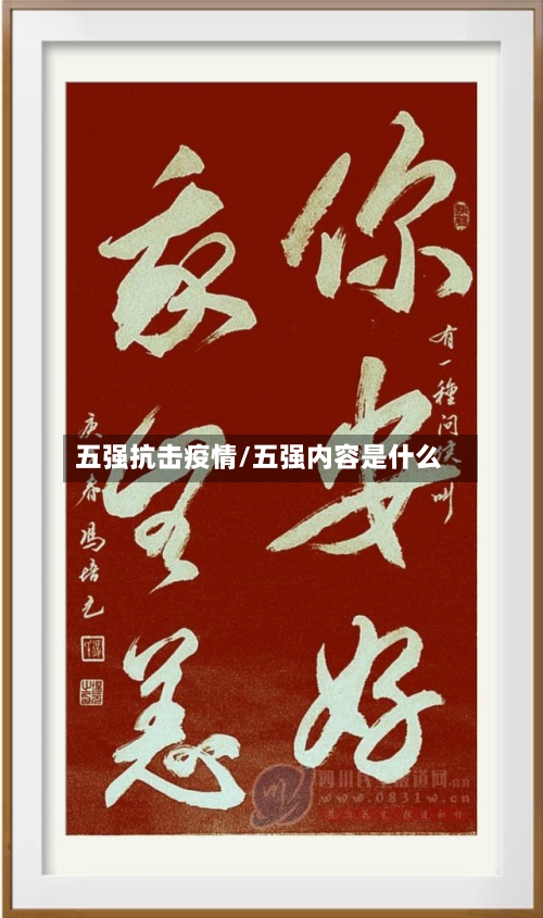 五强抗击疫情/五强内容是什么-第2张图片