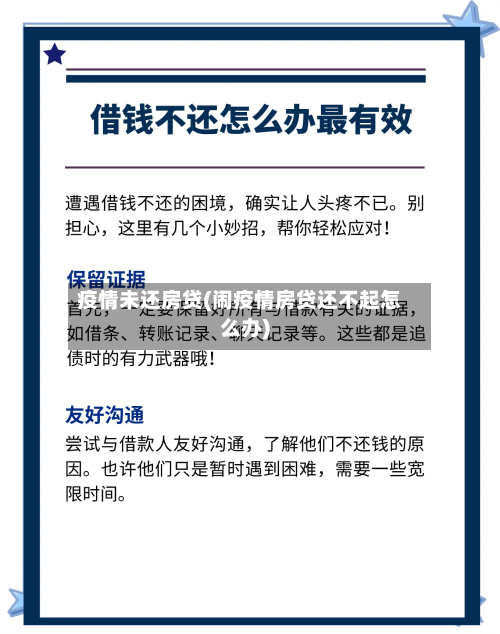 疫情未还房贷(闹疫情房贷还不起怎么办)-第2张图片