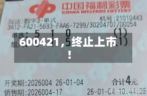 600421，终止上市！