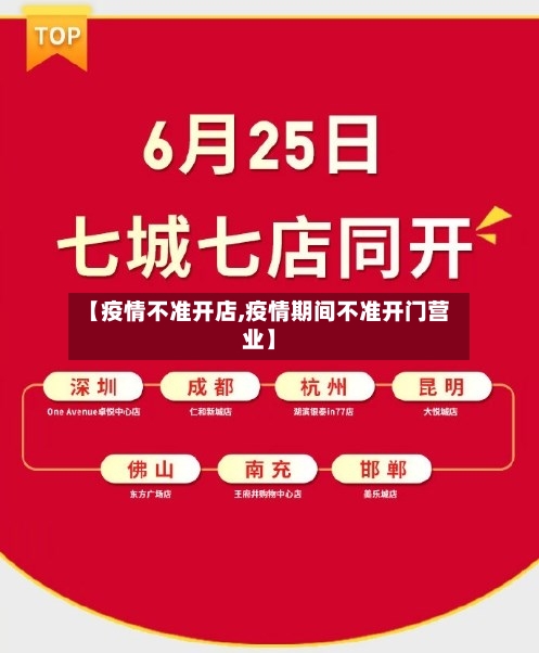 【疫情不准开店,疫情期间不准开门营业】