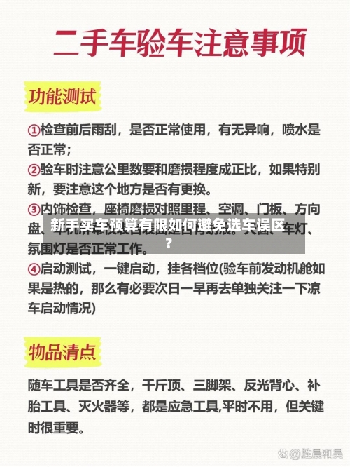 新手买车预算有限如何避免选车误区？-第2张图片