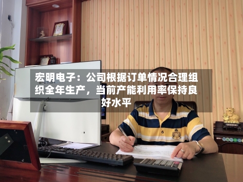 宏明电子：公司根据订单情况合理组织全年生产	，当前产能利用率保持良好水平-第2张图片