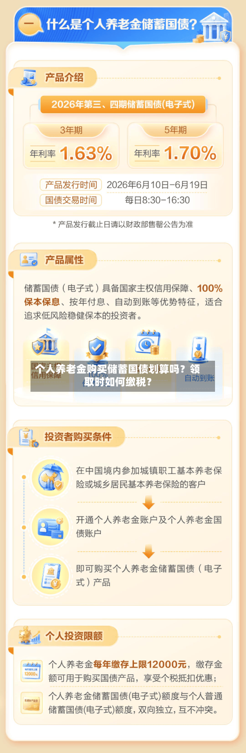 个人养老金购买储蓄国债划算吗？领取时如何缴税？-第2张图片