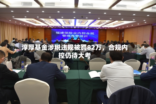 淳厚基金涉税违规被罚82万，合规内控仍待大考-第2张图片