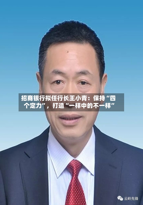 招商银行拟任行长王小青：保持“四个定力”，打造“一样中的不一样”-第2张图片