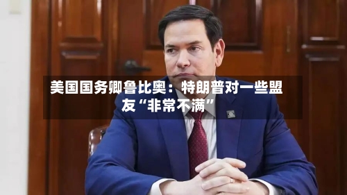 美国国务卿鲁比奥：特朗普对一些盟友“非常不满”-第2张图片