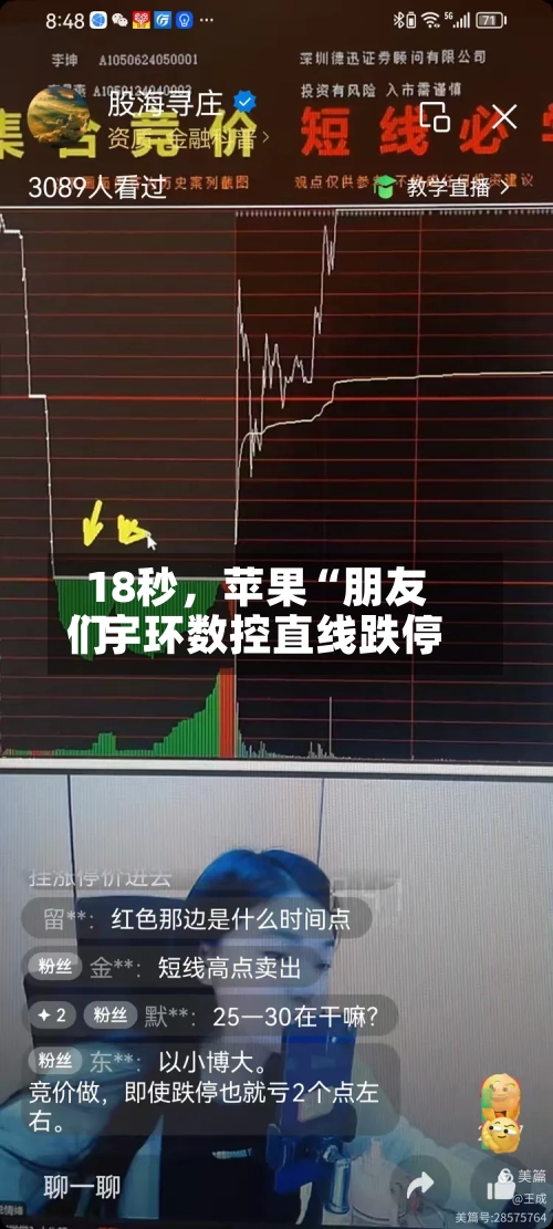 18秒，苹果“朋友们”宇环数控直线跌停-第2张图片