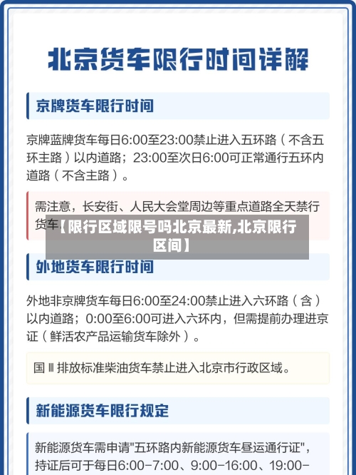 【限行区域限号吗北京最新,北京限行区间】