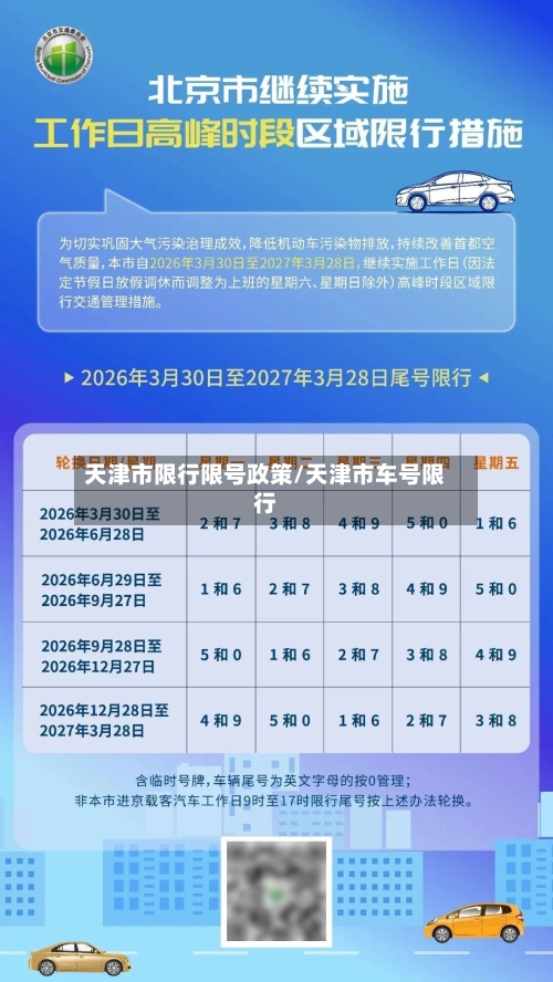 天津市限行限号政策/天津市车号限行-第3张图片
