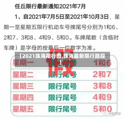【2021珠海限行图,珠海最新限行路段】-第3张图片