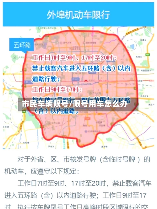 市民车辆限号/限号用车怎么办-第3张图片