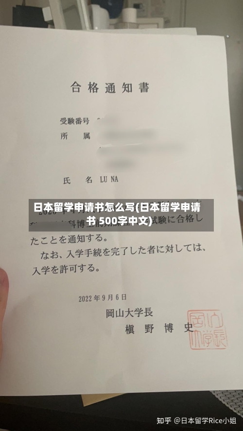 日本留学申请书怎么写(日本留学申请书 500字中文)-第2张图片