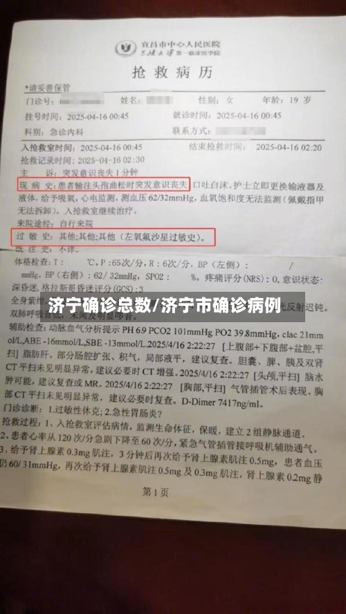济宁确诊总数/济宁市确诊病例