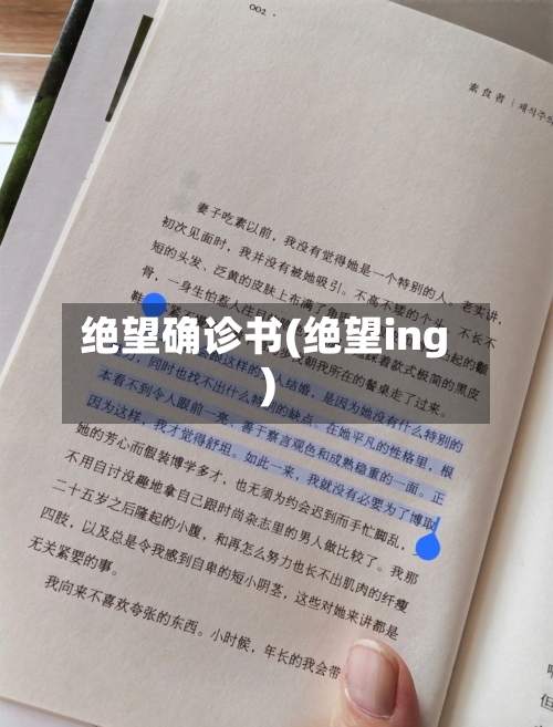 绝望确诊书(绝望ing)