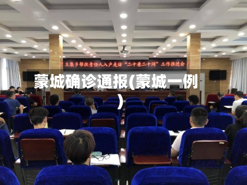 蒙城确诊通报(蒙城一例)